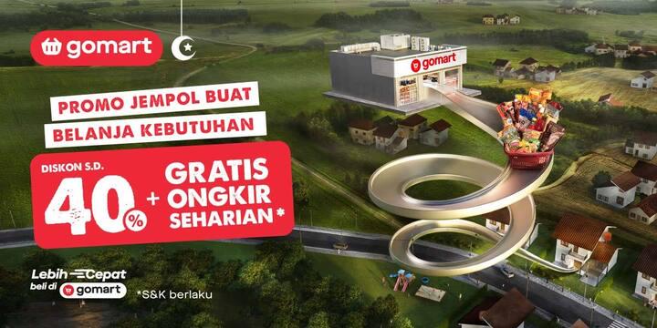 GoMart Diskon Hingga 40%
